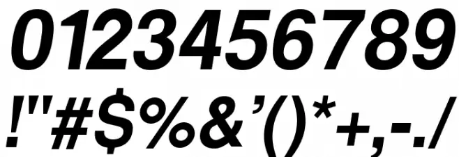 Warownia Oblique Font Alte caractere