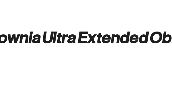 Warownia Ultra Extended Oblique Logo
