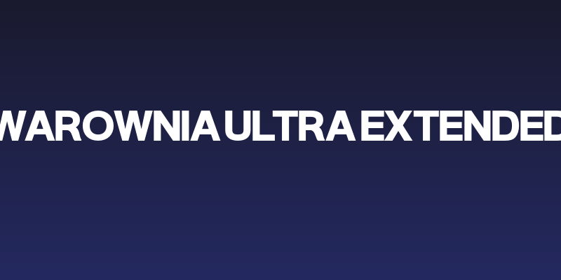 Warownia Ultra Extended Social Header