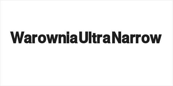 Warownia Ultra Narrow Logo