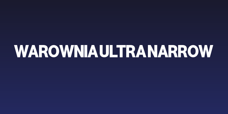 Warownia Ultra Narrow Social Header