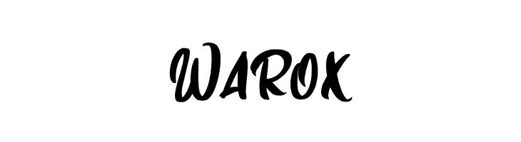 Warox  font caratteri gratis