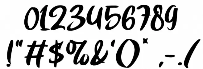 Warox Font OTHER CHARS