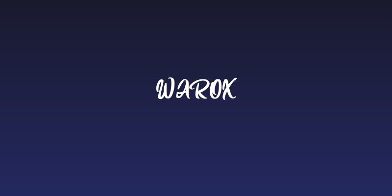 Warox Social Header