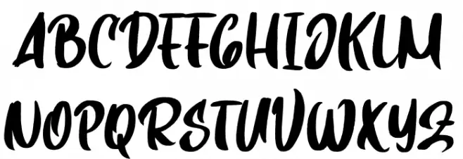 Warox फ़ॉन्ट लोअरकेस