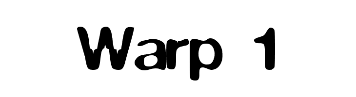 Warp 1 Font