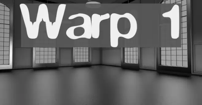 Warp 1 Font examples