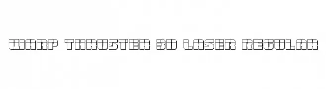 Warp Thruster 3D Laser Regular 
