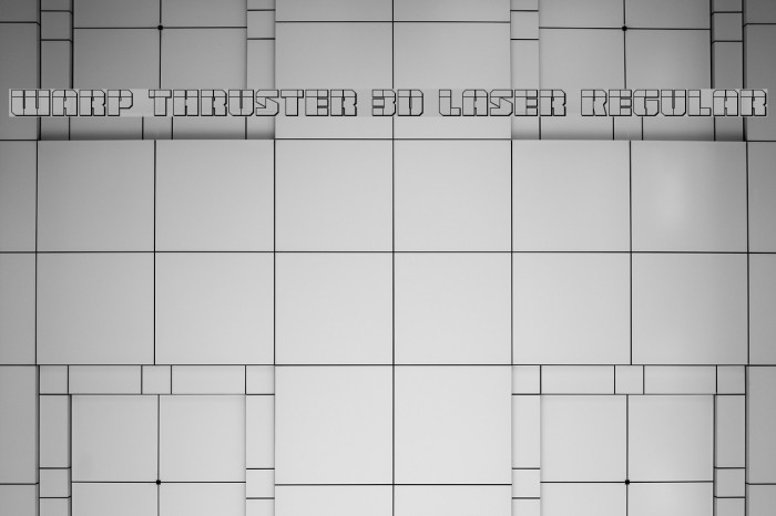 Warp Thruster 3D Laser Regular Example 2