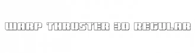 Warp Thruster 3D Regular 