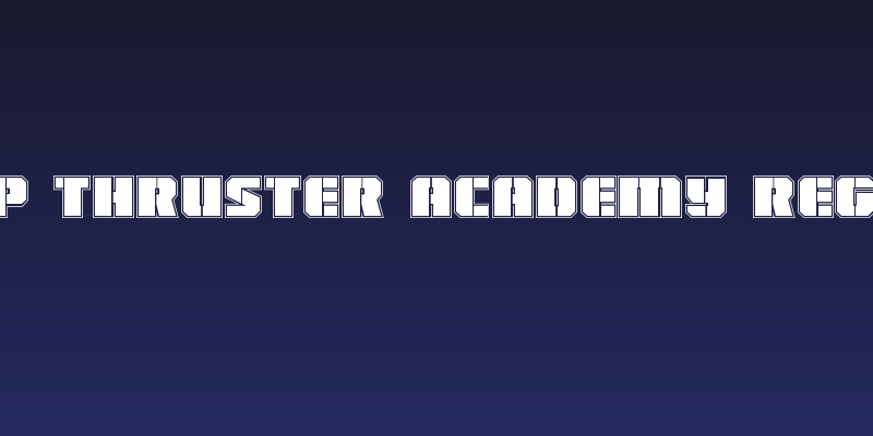 Warp Thruster Academy Regular Social Header
