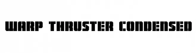 Warp Thruster Condensed 