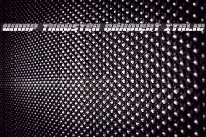 Warp Thruster Gradient Italic Example 1