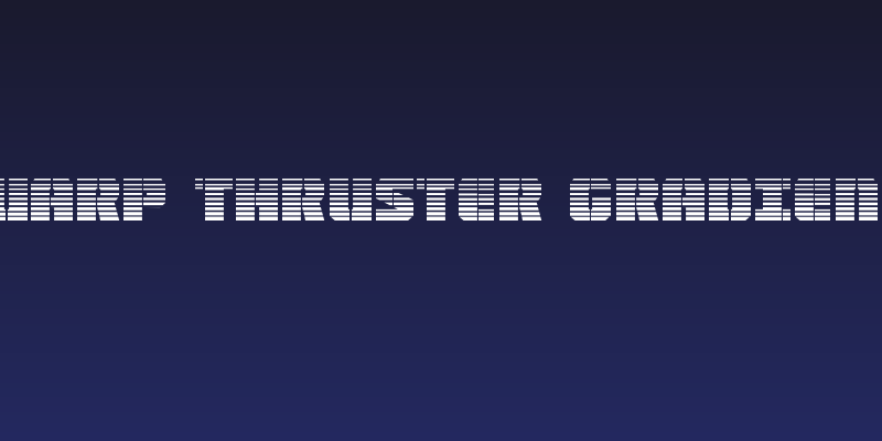 Warp Thruster Gradient Social Header
