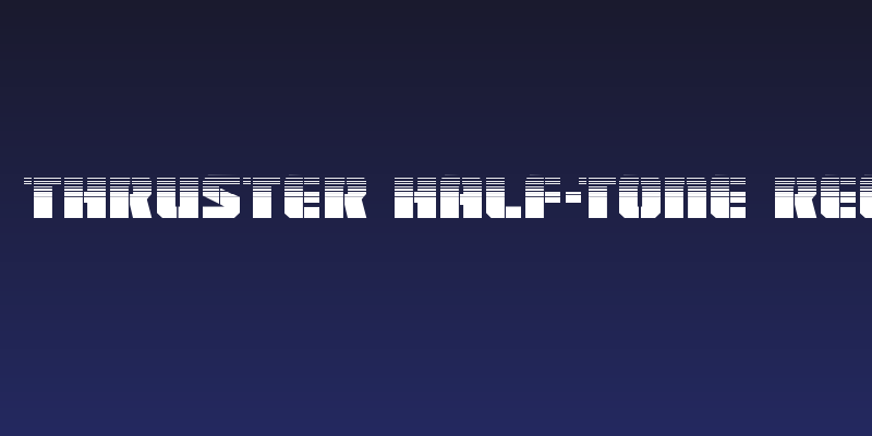 Warp Thruster Half-Tone Regular Social Header