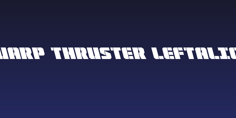Warp Thruster Leftalic Social Header