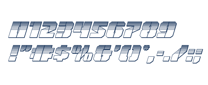 Warp Thruster Platinum Italic Other Characters