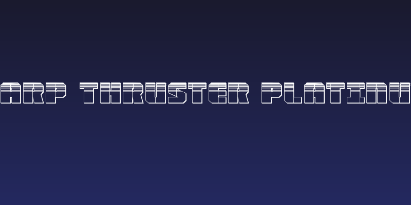 Warp Thruster Platinum Social Header