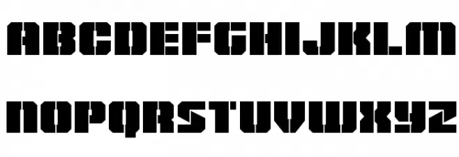 Warp Thruster Regular 字体 小写