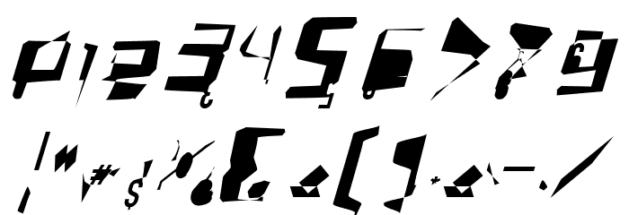 WarpStorm Font OTHER CHARS