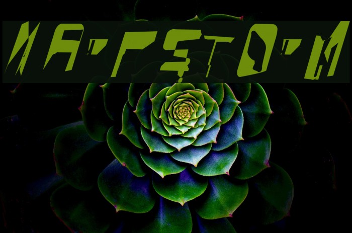 WarpStorm Font examples