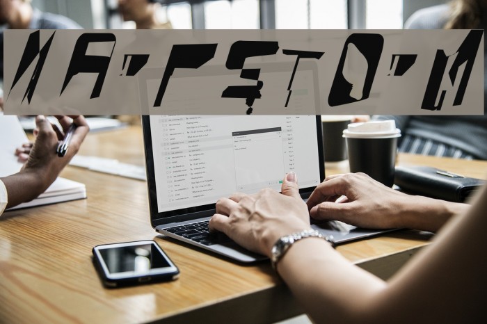WarpStorm Font examples