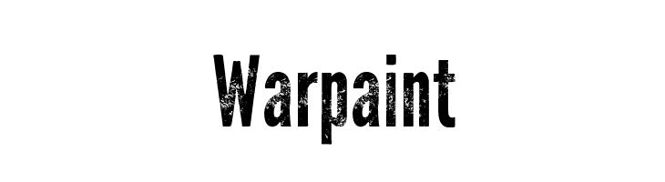 Warpaint Font