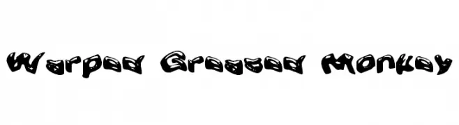 Warped Greased Monkey  baixar fontes gratis