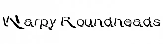 Warpy Roundheads  नि: शुल्क फ़ॉन्ट्स डाउनलोड