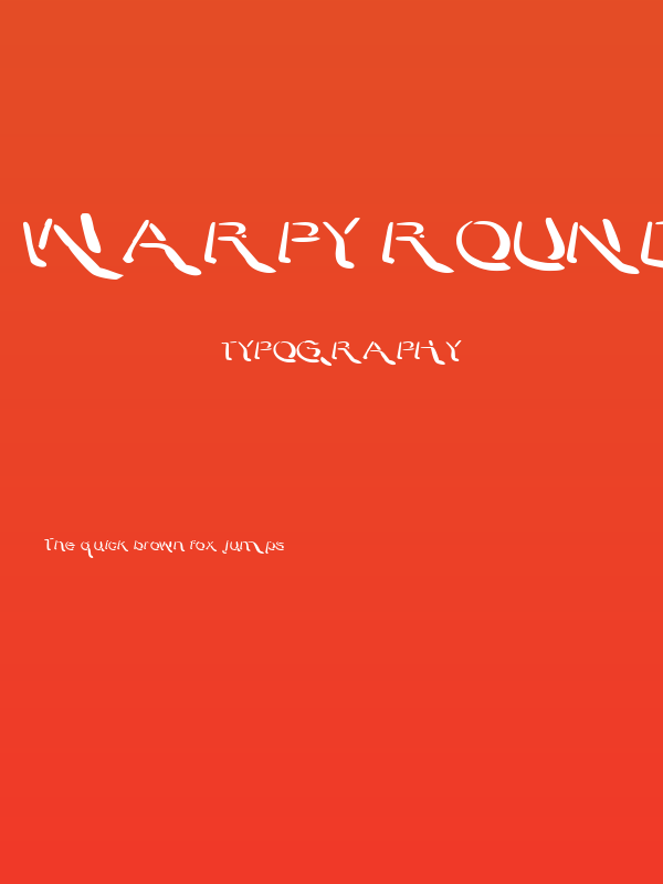 Warpy Roundheads Poster