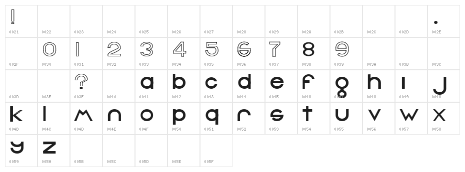 Warren     1 Character Map