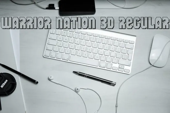 Warrior Nation 3D Regular Example 3