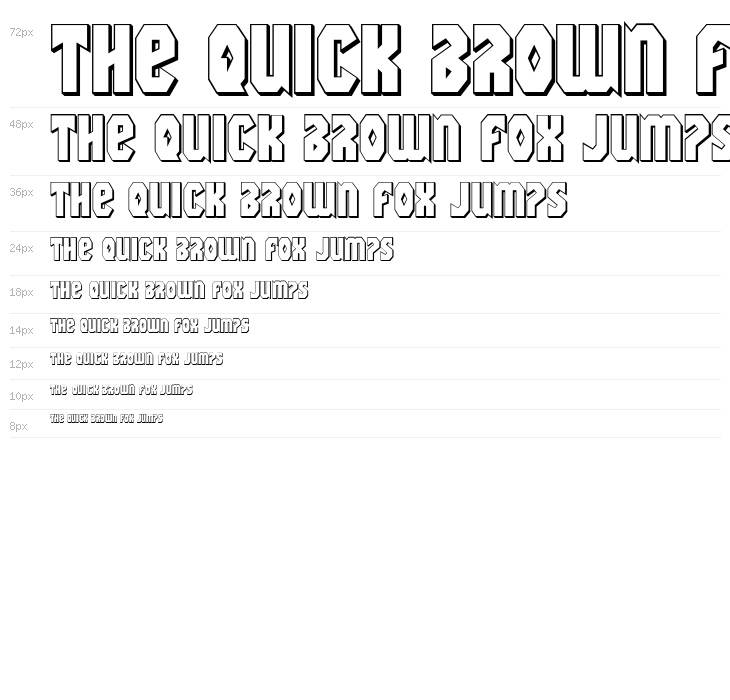 Warrior Nation 3D Regular Waterfall