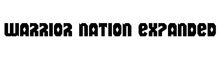 Warrior Nation Expanded  免费字体下载