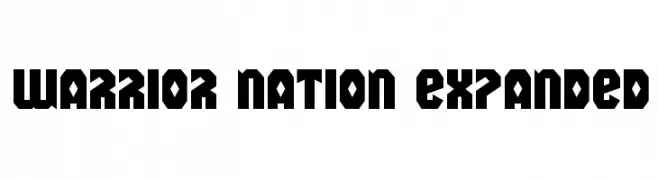 Warrior Nation Expanded  les polices de caractères gratuit tlcharger