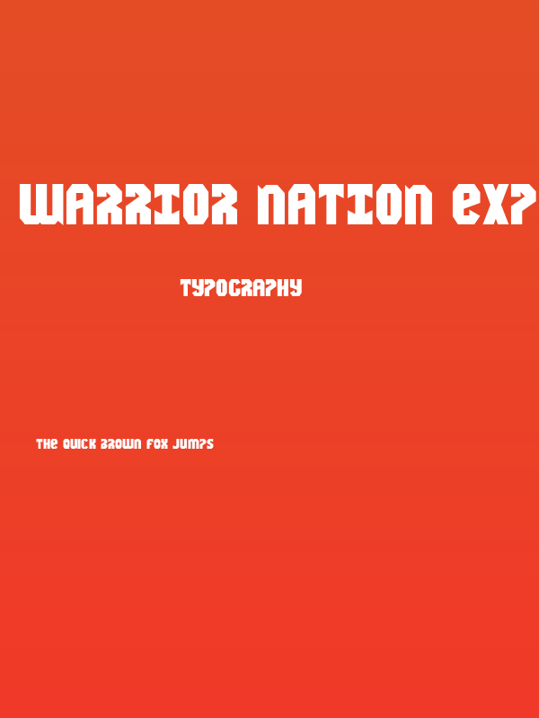 Warrior Nation Expanded Poster