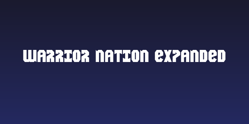 Warrior Nation Expanded Social Header