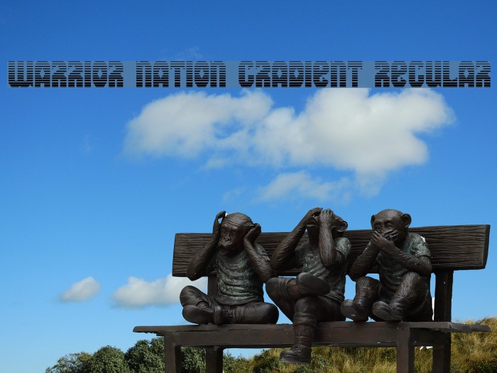 Warrior Nation Gradient Regular Font examples