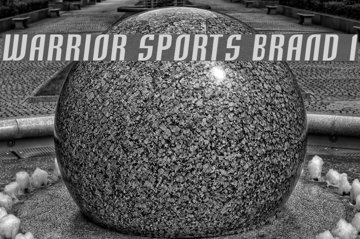 Warrior Sports Brand 1 Font examples