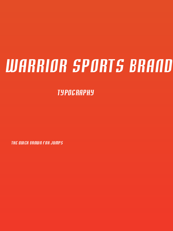 Warrior Sports Brand 1 Poster