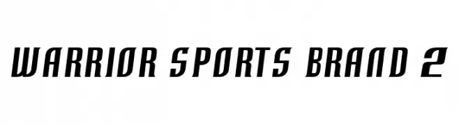 Warrior Sports Brand 2  Frei Schriftart Herunterladen