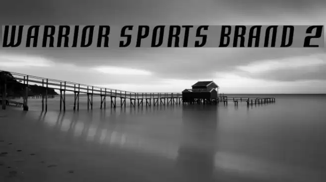 Warrior Sports Brand 2 Font examples