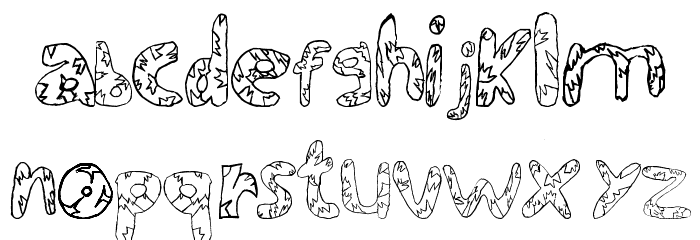 Warr?or's Dest?ny Font LOWERCASE