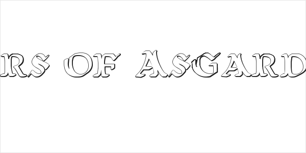 Wars of Asgard 3D Logo