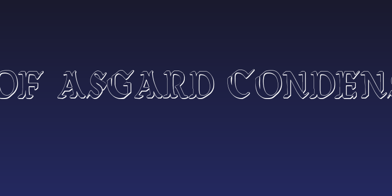 Wars of Asgard Condensed 3D Social Header