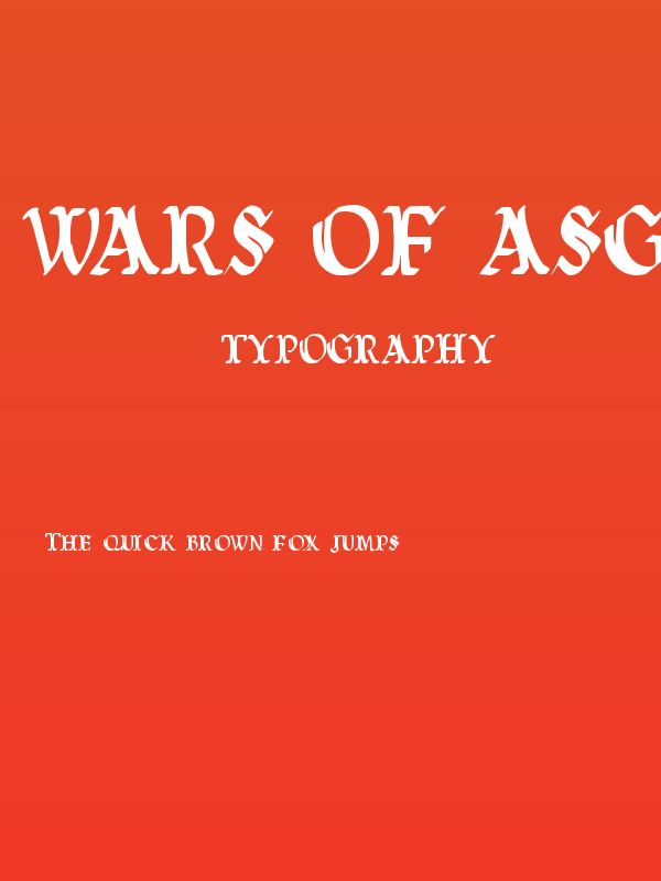 Wars of Asgard Condensed Poster
