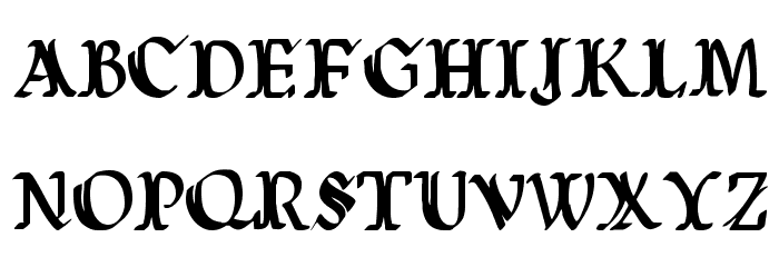Wars of Asgard Condensed Font LOWERCASE