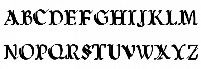 Wars of Asgard Condensed Font LOWERCASE