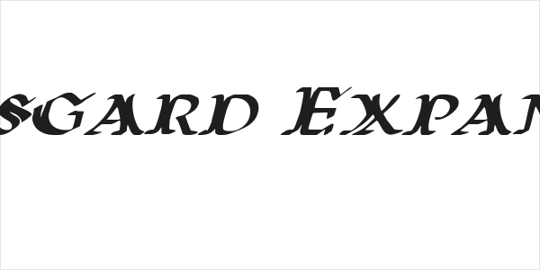 Wars of Asgard Expanded Italic Logo