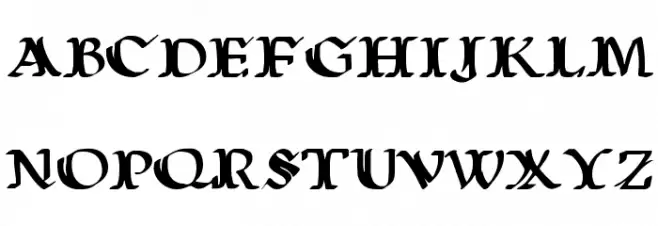 Wars of Asgard Expanded Schriftart Groß